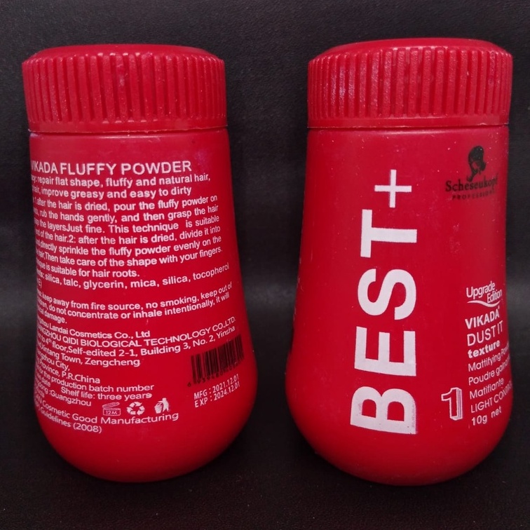 Best+ Hair Powder Dust It 10gr Original HairStyling Unisex Power Dust It Bedak Rambut Atasi Rambut Lepek