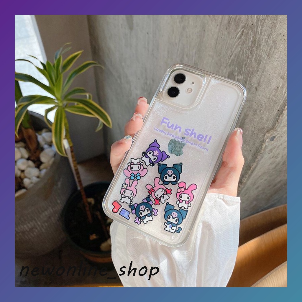 Casing Model Air Glitter manik Hello Kitty Case water glitter for Iphone 13 Pro Max FH25