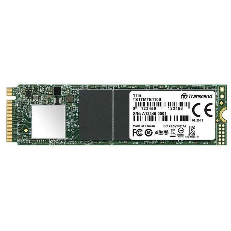 Transcend SSD 1TB M2 NVME TS1TMTE110S