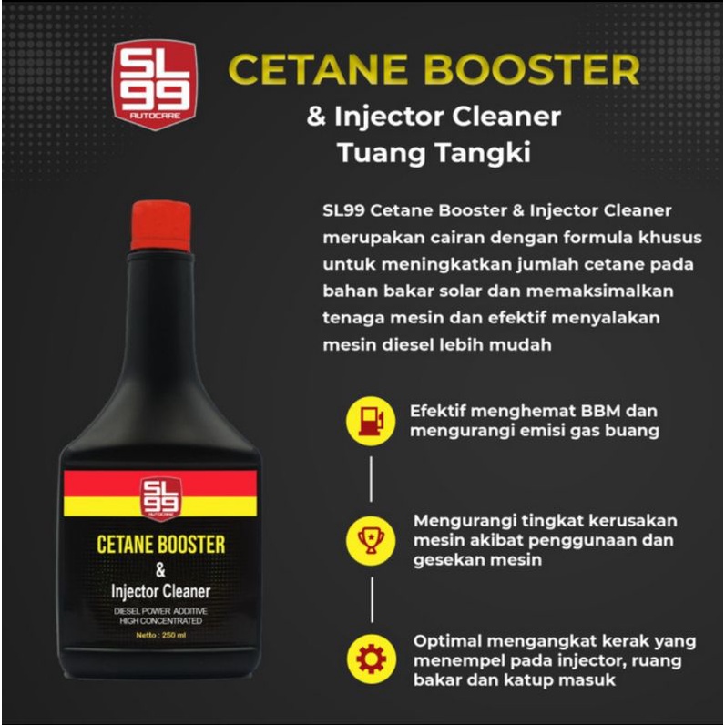 Diesel power Aditif SL99 Cetane Booster &amp; Injector Cleaner