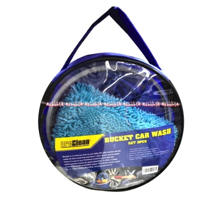 Proclean Bucket Car Wash Paket Peralatan Untuk Mencuci Mobil isi 3 Dengan Ember Pro Clean