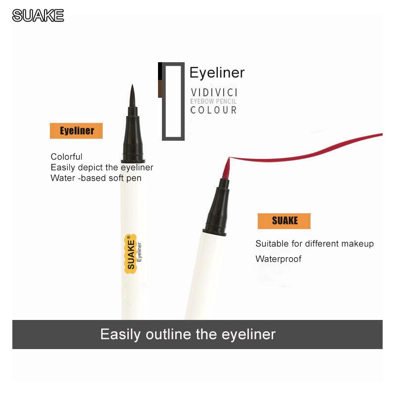 【READY STOCK】 Liquid Eyeliner Evenly Pigmented Long Lasting Waterproof Fast Dry Eyeliner