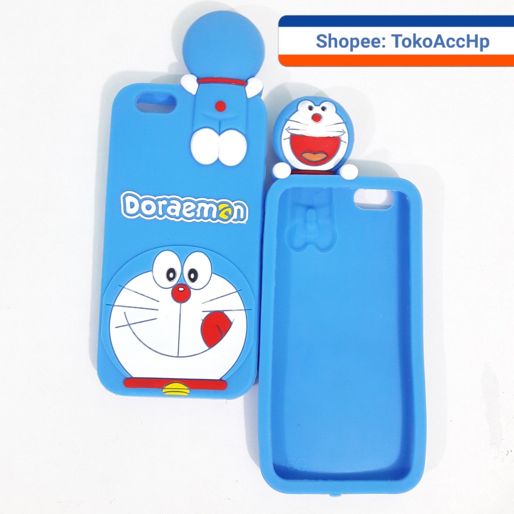 Silicon Case 3D Biru Standing For SAMSUNG J5 PRO J7 MAX softcase boneka karakter lucu silikon tebal karakter lucu / case anak anak warna biru / pelindung hp