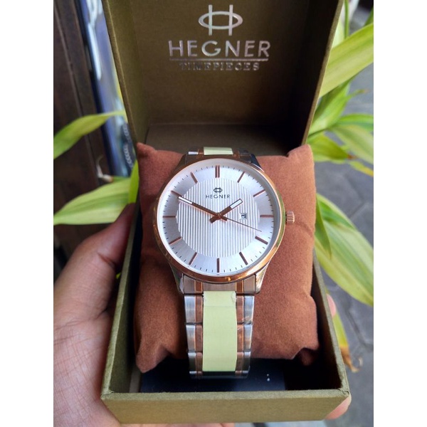 Jam tangan pria Hegner Casualtiva original
