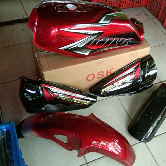 Tangki Merah Maroon 2008 Yamaha RX KING Diskon
