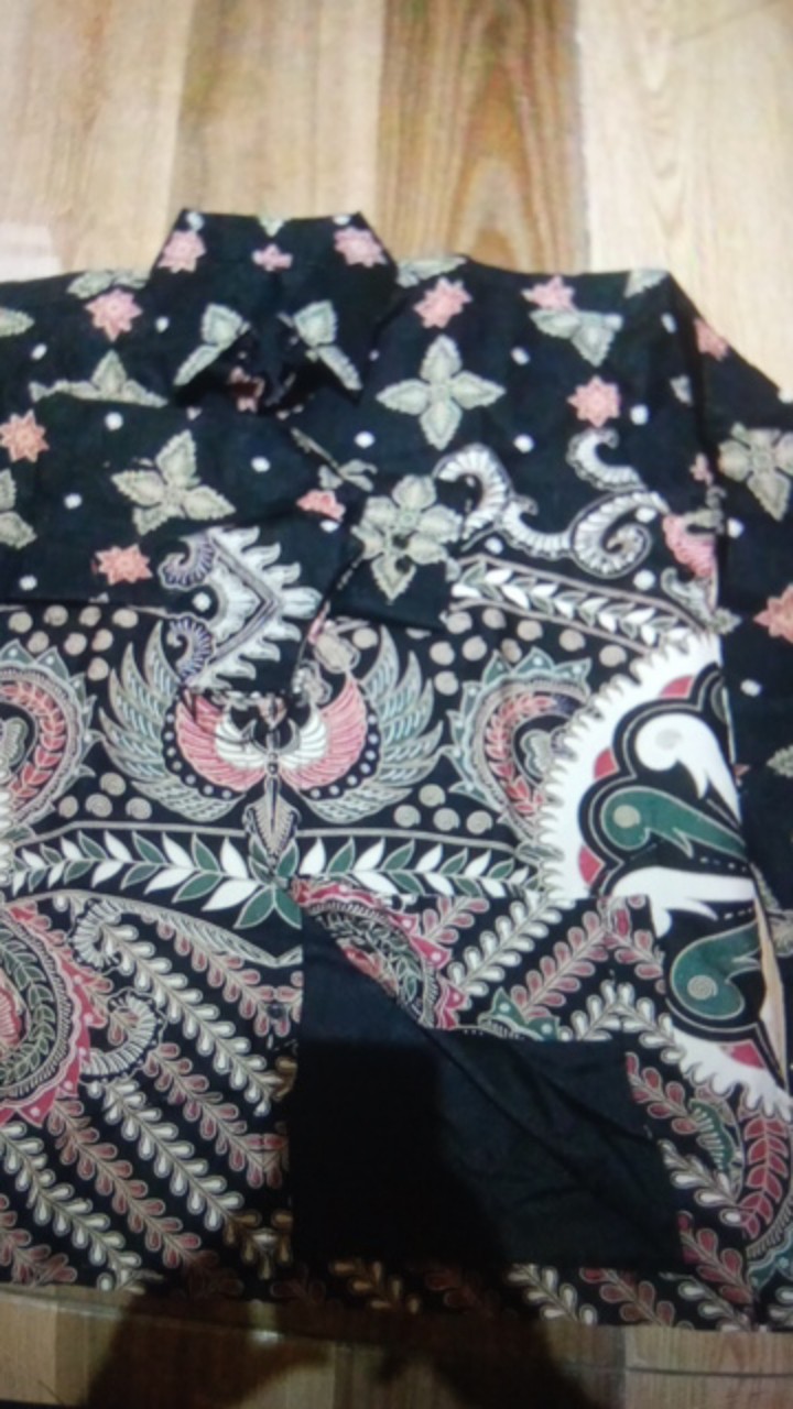 Hem Batik Laki Laki Lengan Panjang Kemeja Batik Pria Lengan Panjang Atasan Batik Ads 007