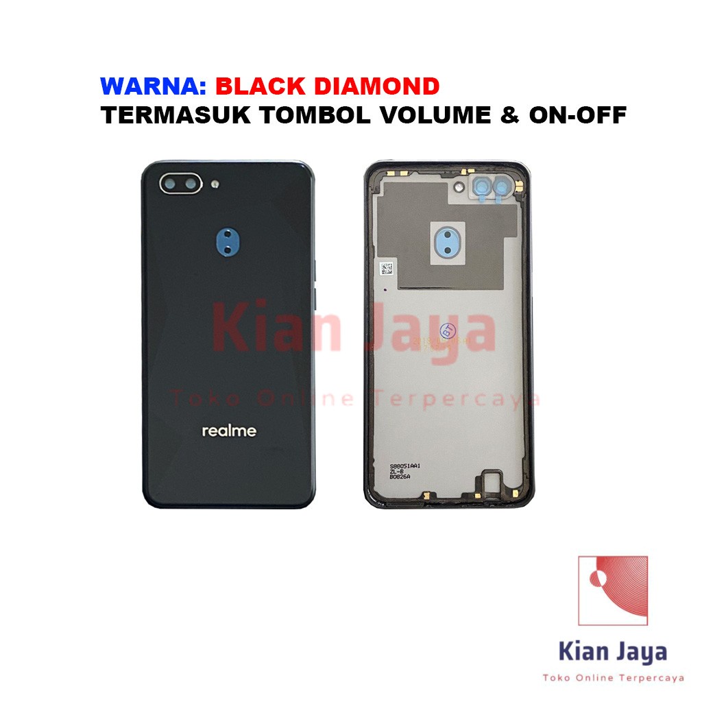 Backdoor Realme 2 Back Cover Tutup Belakang Baterai Cassing Casing Backcase Original