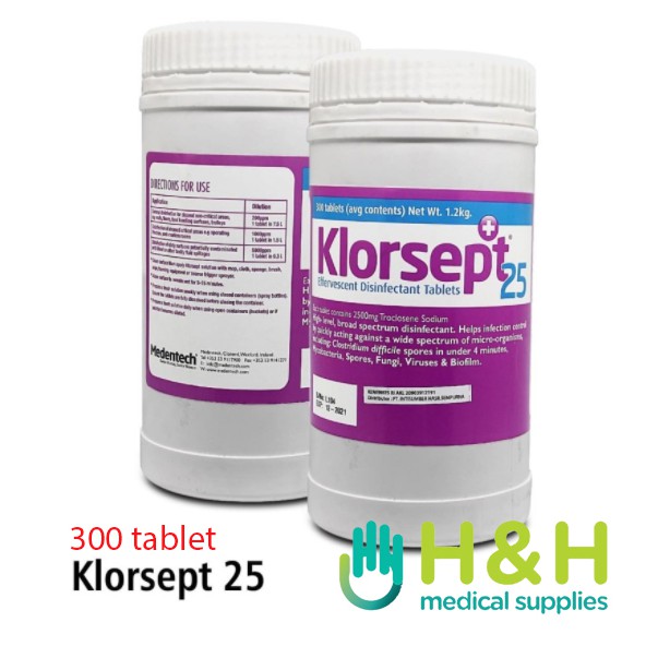 Klorsept 25 / Tablet Desinfektan / Pembersih Lantai / Desinfektan Lantai