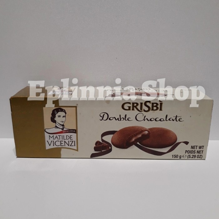 

Matilde Vicenzi Grisbi Double Chocolate 150 gr - Biskuit Filled