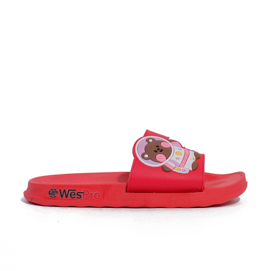 Wespro Funny V202 Sandal Anak Perempuan Selop Karet Original Sendal Slop Anak-anak Cewek Slip ON