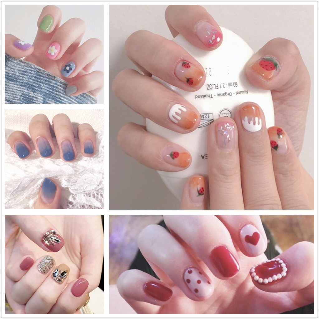 &lt;Jjoygirl&gt;DA Nail sticker motif / sticker kuku / stiker kuku / nail stiker glitter / stripes design