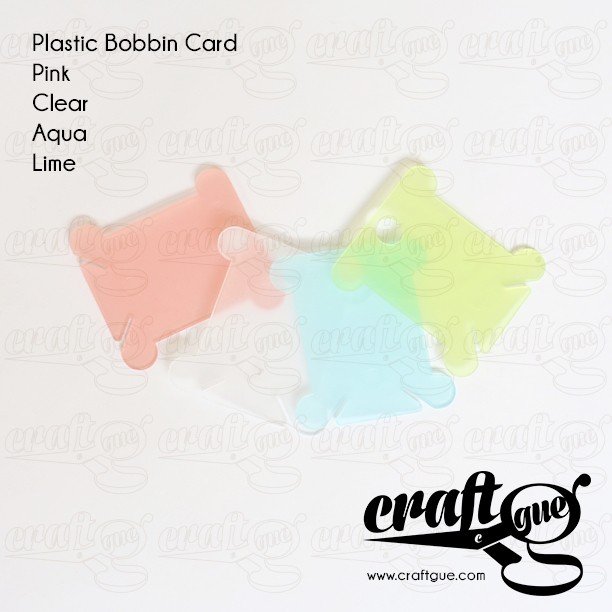 Plastic Bobbin Card/Kartu Gulung Benang Sulam