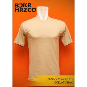 Kaos polos promosi seragam dan event / Sablon kaos / sablon baju seragam / Kaos coklat khaki