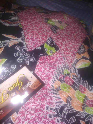 Couple Atasan Ayah Anak Ibu Batik Monokrom Semut Sarimbit Seragam Keluarga Kantori