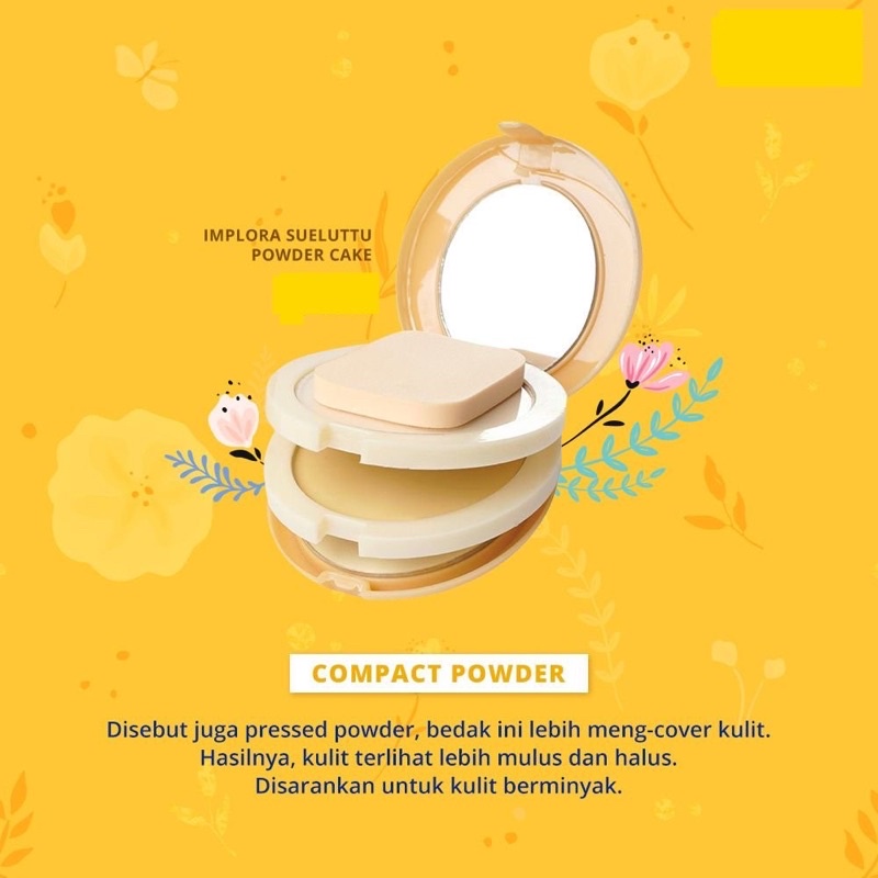 3IN1 IMPLORA COMPACT POWDER CAKE|| TWO COLOUR SEULUTTU FOUNDATION KODE 320