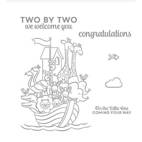 Clear Stamp (Stempel Transparan/Bening) - Two By Two