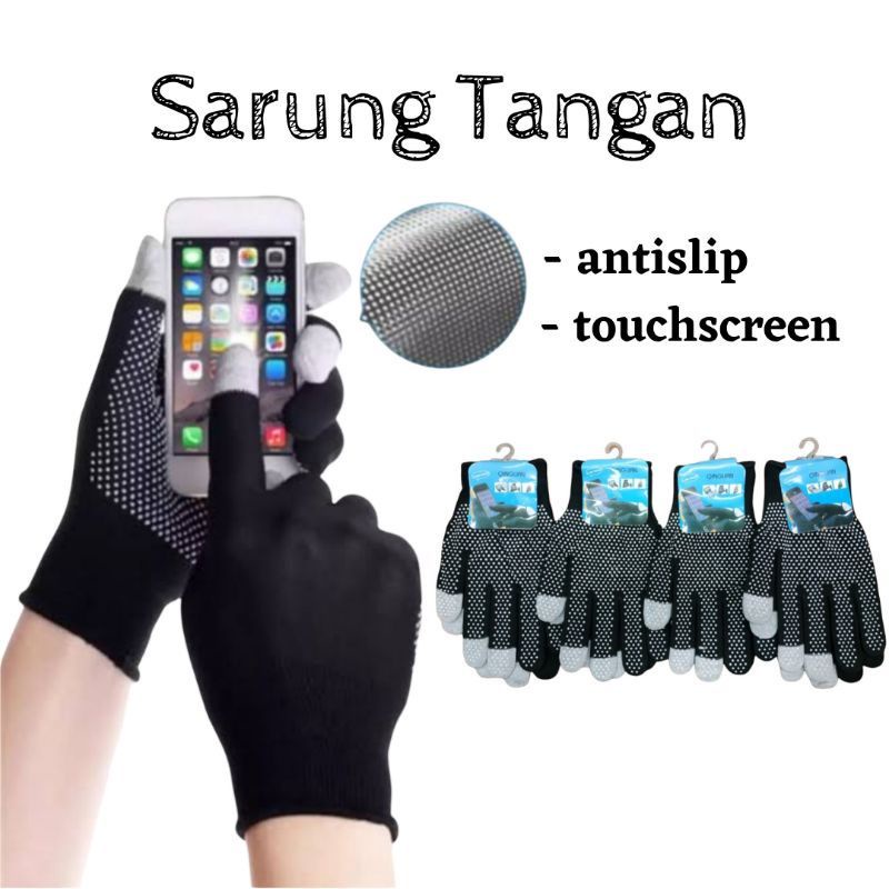 Sarung Tangan Touchscreen Sarung Tangan Pria Wanita