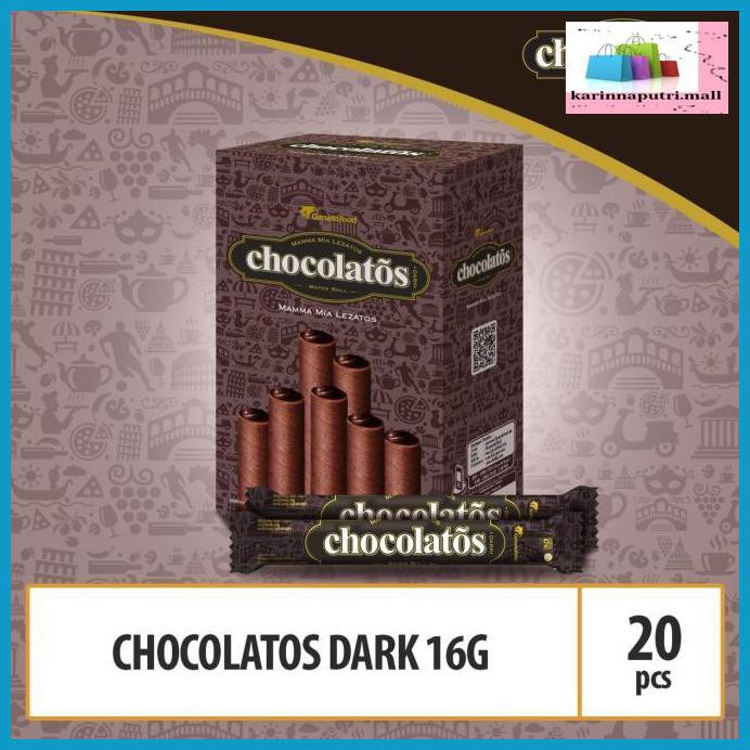 

E5Ewsfg- Chocolatos Dark -16G (Wcc8) By Garudafood 78Itjyhf-