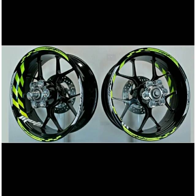 Stiker Velg Motor Motogp Flag Bisa Untuk Mt25 Xabre R25 R15 Cbr