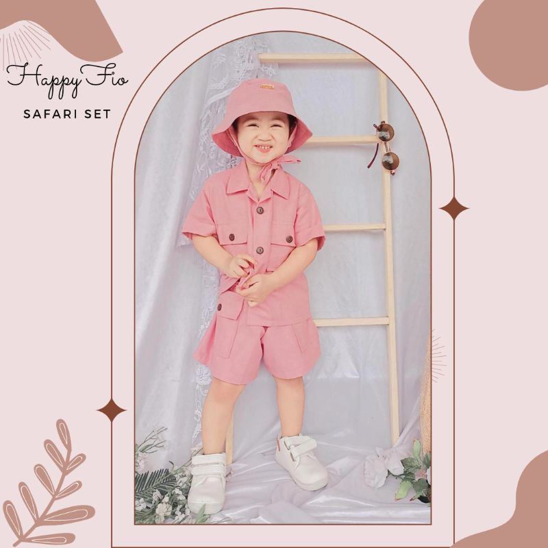 Setelan Bayi dan Anak Safari SET by Happyfio (Zoo Keeper)