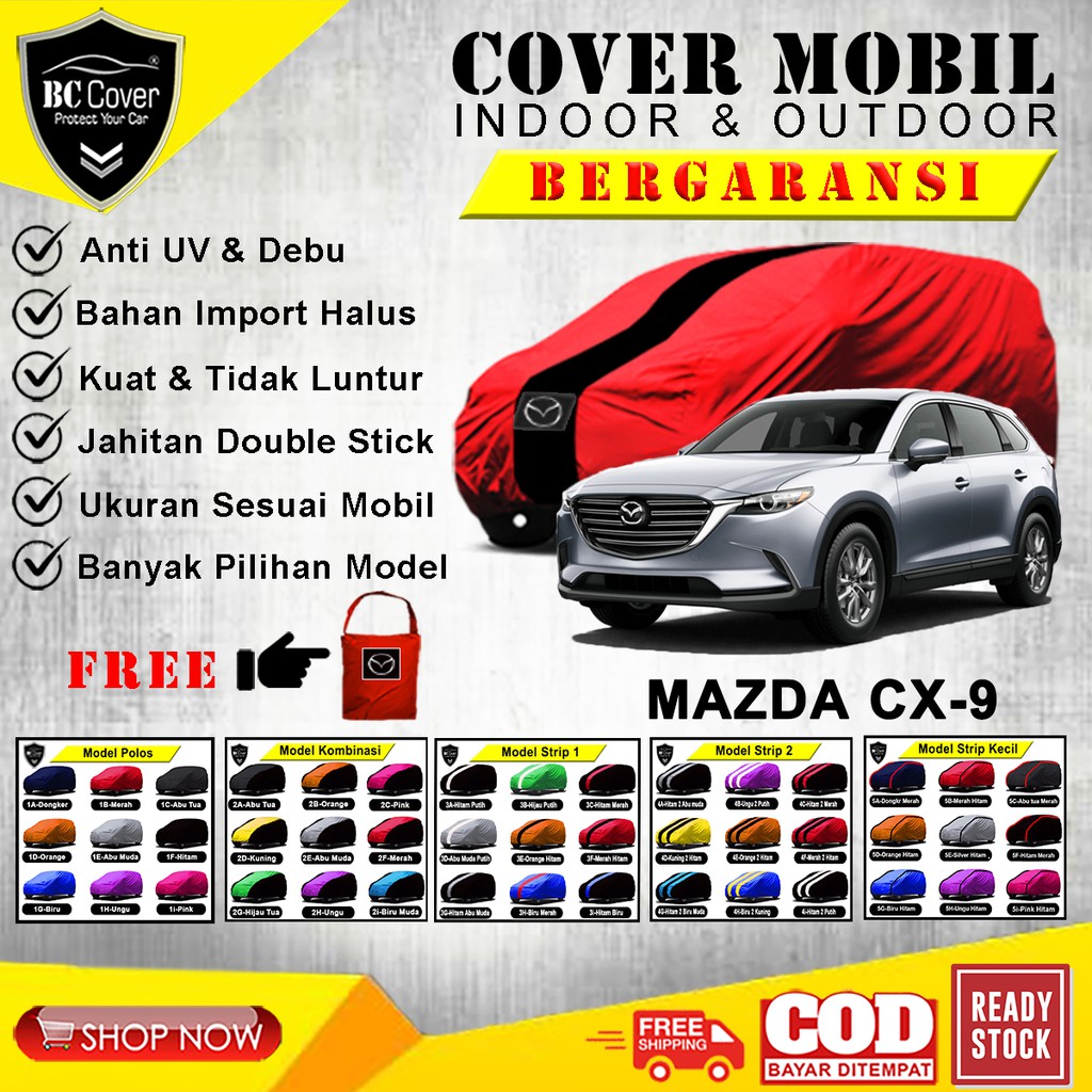 Body Cover Mobil Mazda CX9, Sarung Mobil Mazda CX-9, Tutup Pelindung Jas Mantol Kerudung Selimut Penutup Mantel Mazda CX9 Outdoor