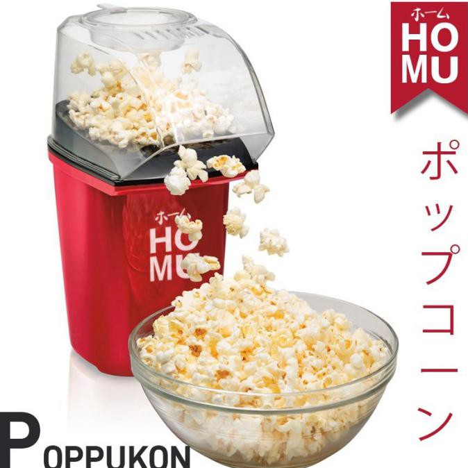 HOMU PAKET MESIN ALAT PEMBUAT POP CORN MINI POPCORN MAKER BONUS JAGUNG