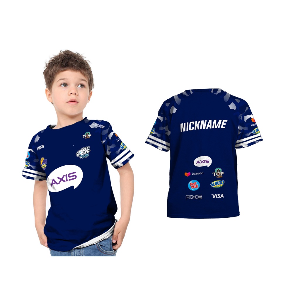 Baju Kaos Jersey Evos Esport 2021 Anak  Full Print Printing Premium Free Nama