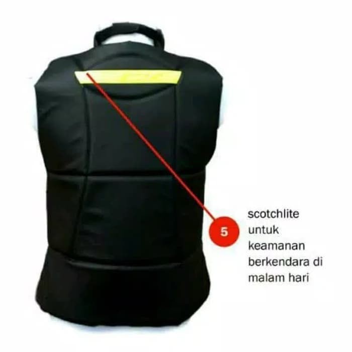 Rompi Motor SAKATSU HITAM Pelindung Dada Waterproof Anti Air Tebal TOP