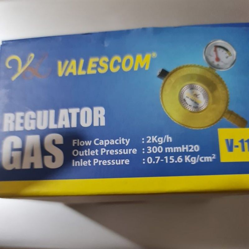 Regulator gas + Ampere Valescom V-118