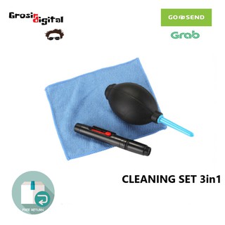 CLEANING SET 3in1 ( Lenspen , Dust Blower, Fiber )