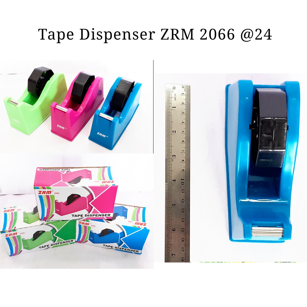 

Tape Dispenser/Pemotong Isolasi 1inc atau 1/2inc