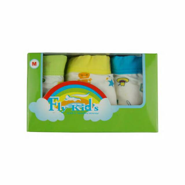 FK3106 Fly Kids Celana Dalam Anak Laki Motif Mobil