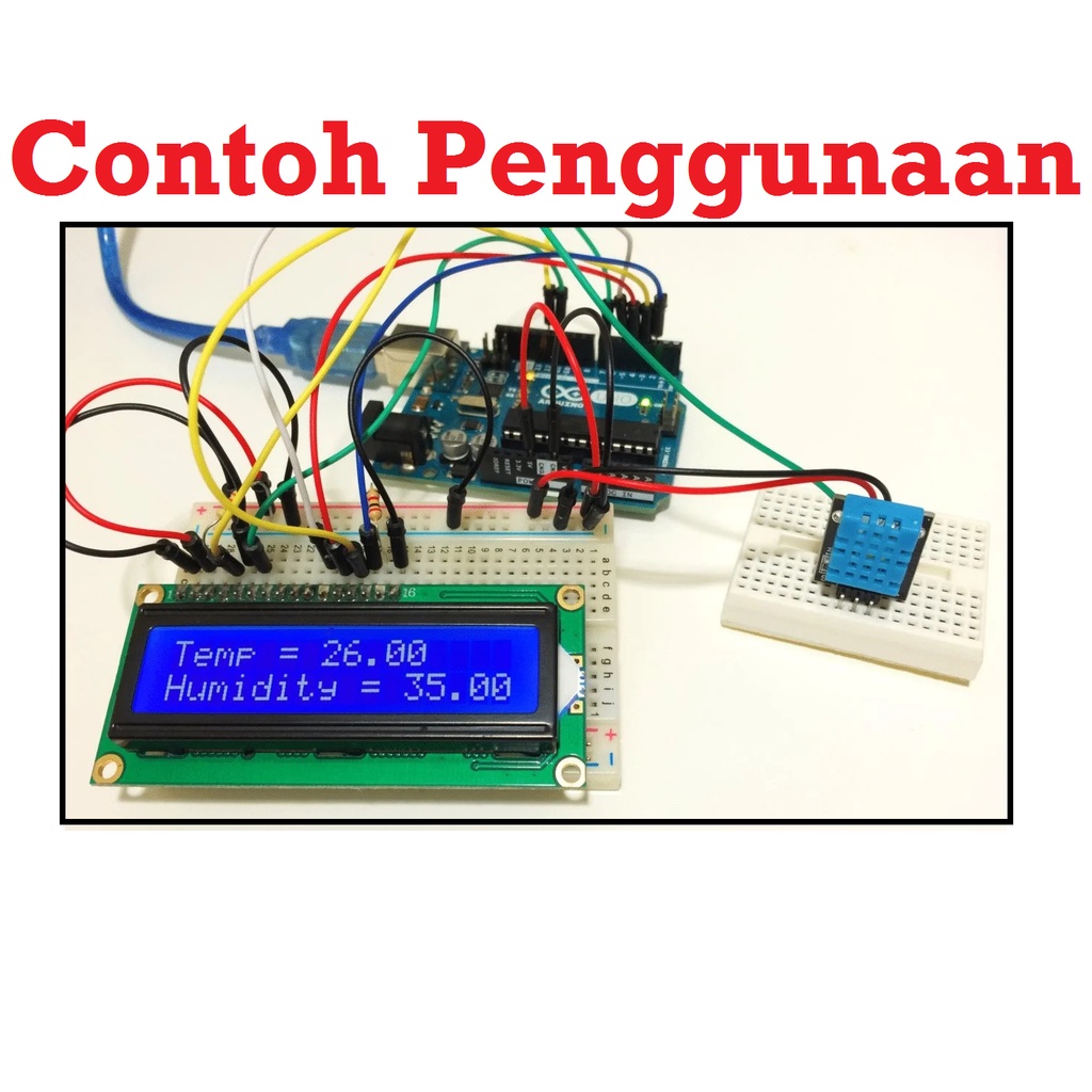 [HAEBOT] Module Modul Sensor DHT11 DHT 11 Suhu Kelembaban Digital Arduinoo Mikrokontroler Humidity Temperature Thermistor