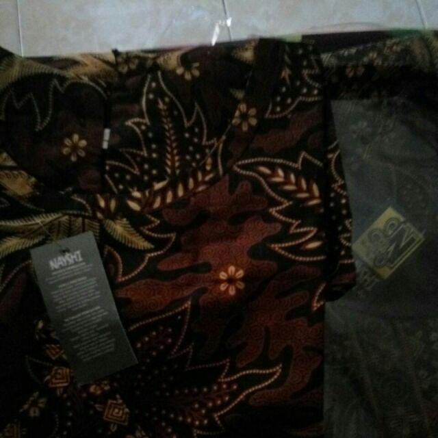 Cod - Bayar Ditempat - Rama Shinta Couple - Sarimbit Batik Couple Atasan Blouse Mega Mendung Sogan