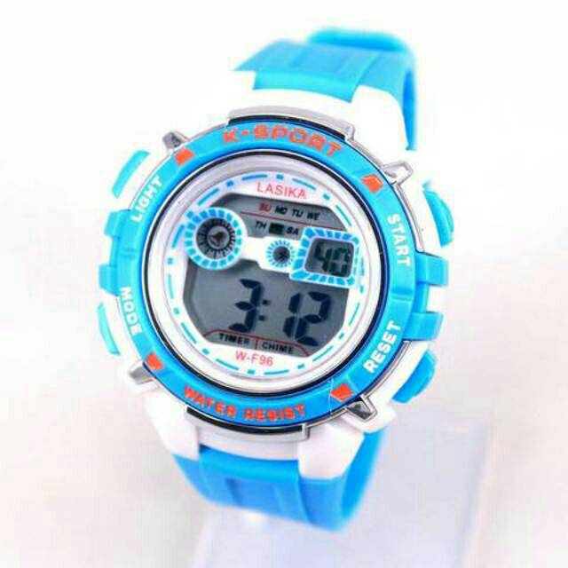 Jam Tangan Wanita Lasika Wf-96 Strap Rubber Anti Air Original 100,%(Dikirim Dari Jakarta)