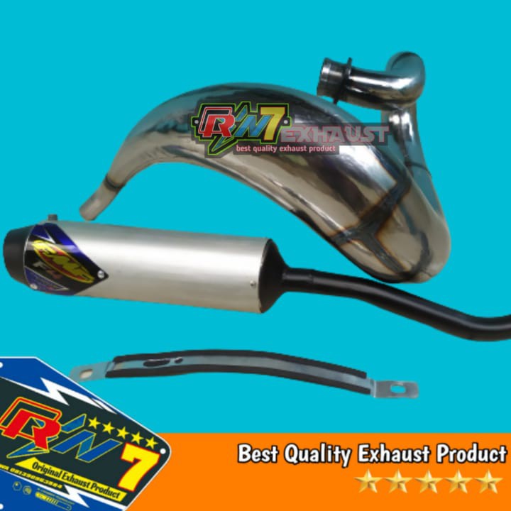 Knalpot udang trail ninja rx king rgr rxz satria2tak model KTM RN7 EXHAUST