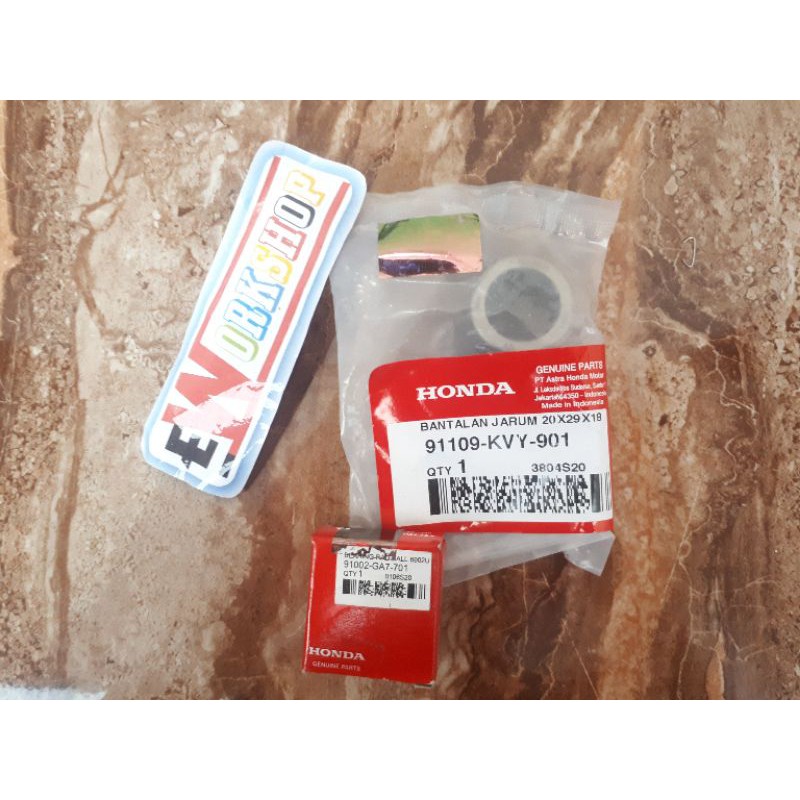 1 Set BEARING Bambu + 6902 PULLY CVT PCX BEAT Scoopy Vario Spacy POP ESP Asli Honda 91009KVY961