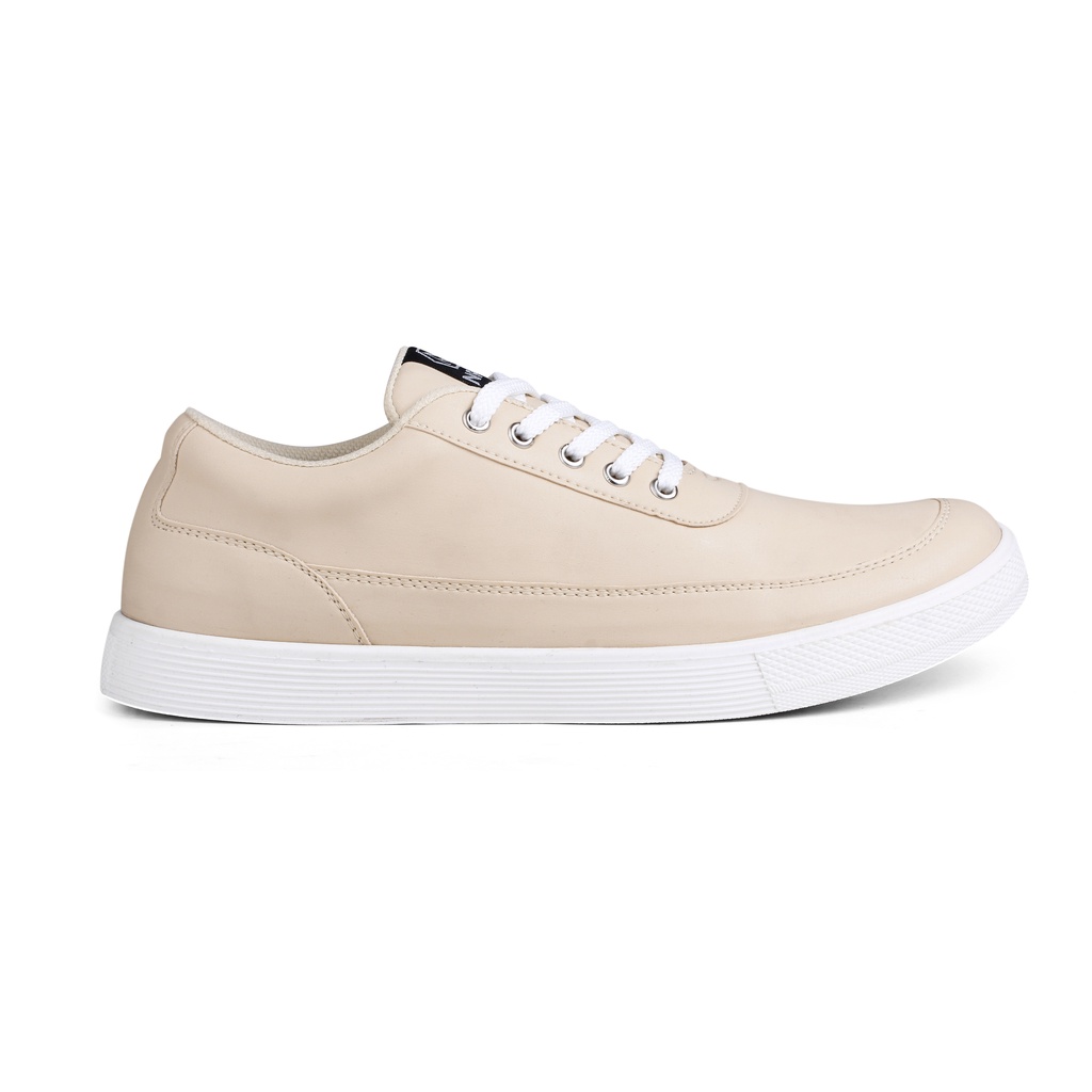 DEDRICK CREAM NAZ - Sepatu Sneakers Pria Casual Unisex Original