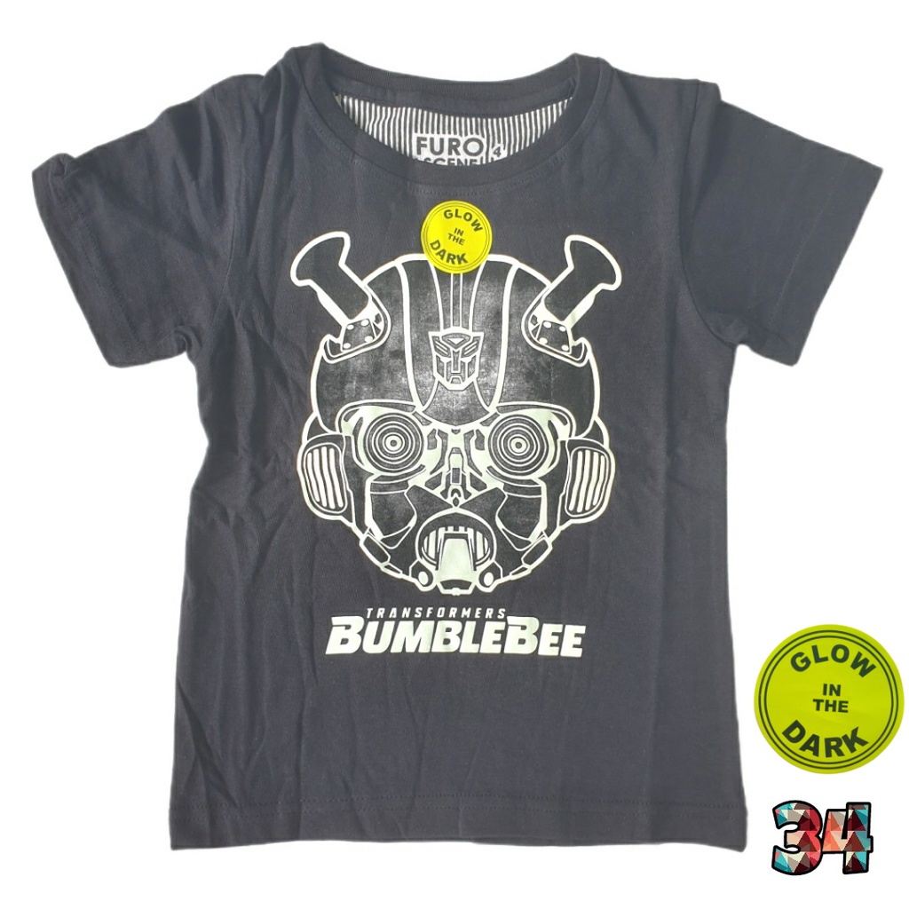 Furo Kaos Anak Glow In The Dark Superhero