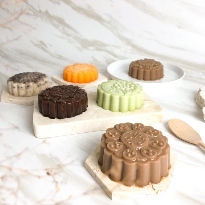 

Box of Mooncake Pudding - Hampers Mooncake Pudding - Mooncake Festival