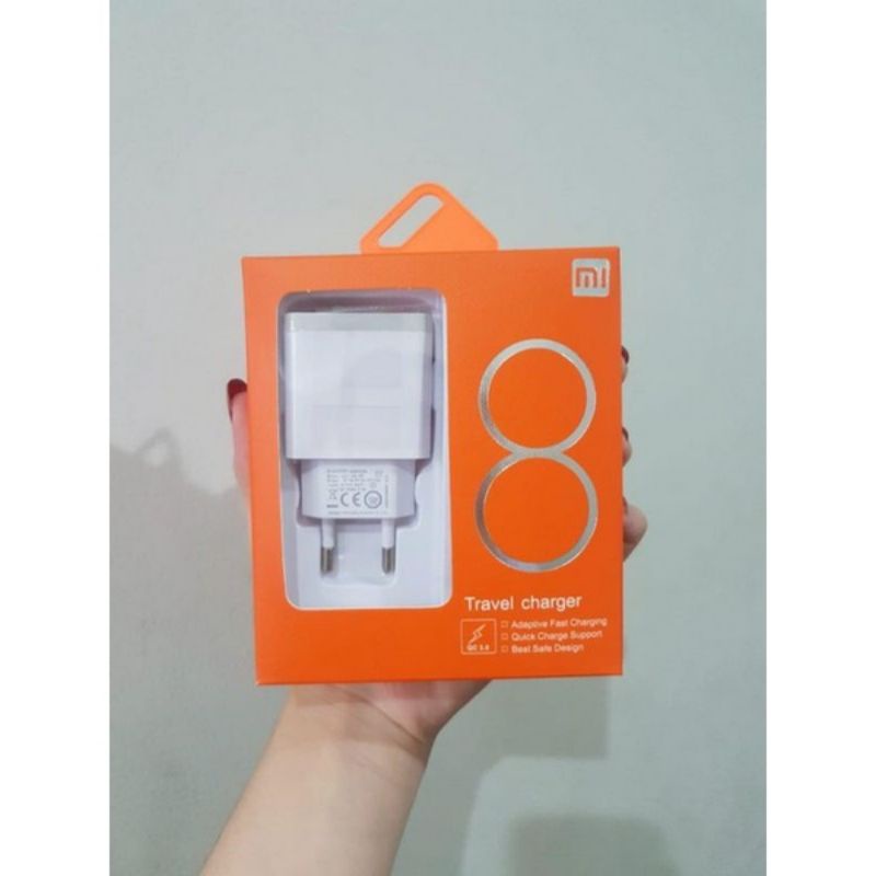 TC TRAVEL charger ADAPTER ori 100% xiaomi micro / type C Quallcomm 3.0 fast charging MI8 original SUPPORT ALL HP XIAOMI adaptor