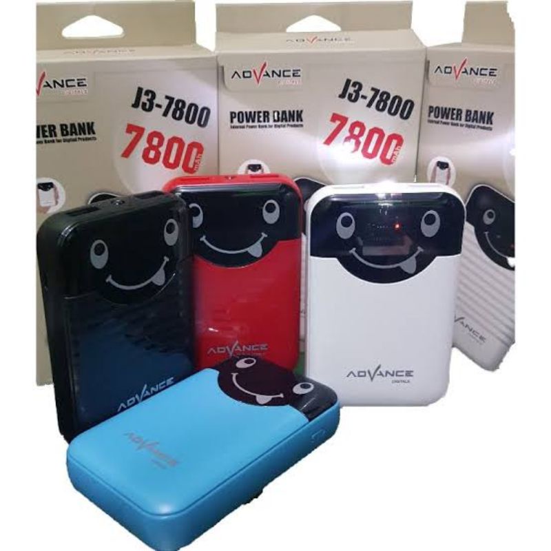 Advance Power Bank 7800 mAh ORIGINAL J3-7800