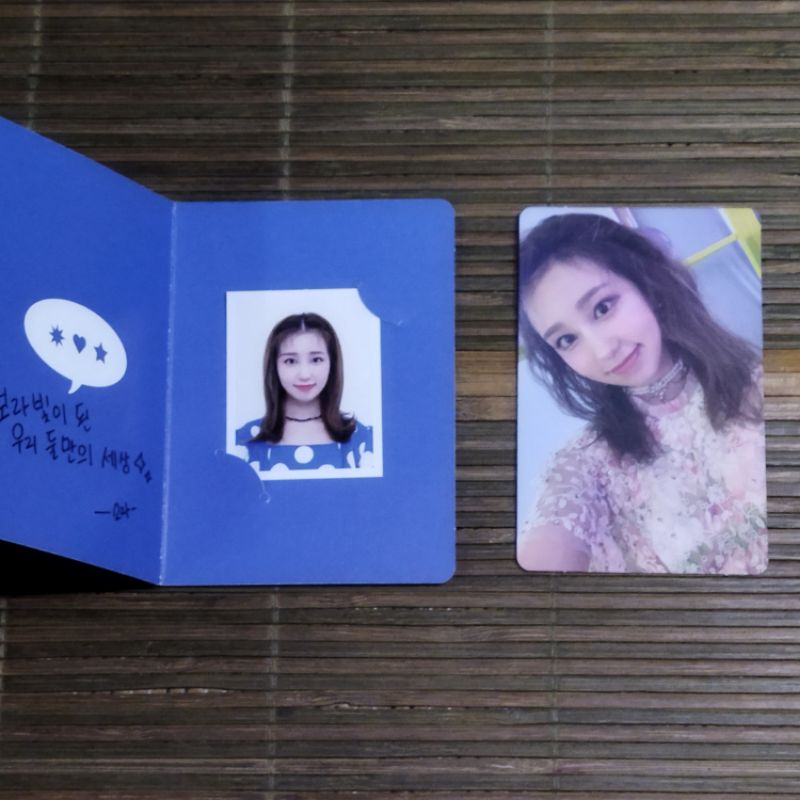 Wooah Woo ah Sora Official Photocard &  ID from album Wish