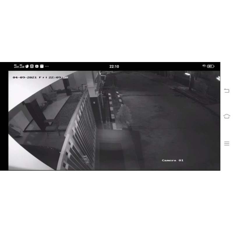 PAKET CCTV 4CHANEL HILOOK 3 CAMERA FUll HD 1080P Komplit Tinggal Pasang