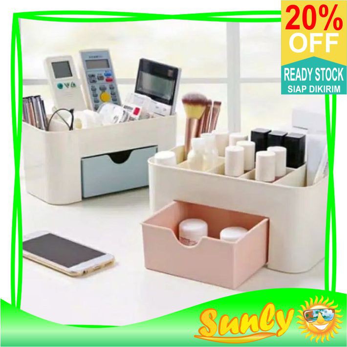 ☀ Sunly ☀ A001 Rak Mini Kosmetik Kotak Serbaguna Storage Alat Make Up Keranjang Box Organizer