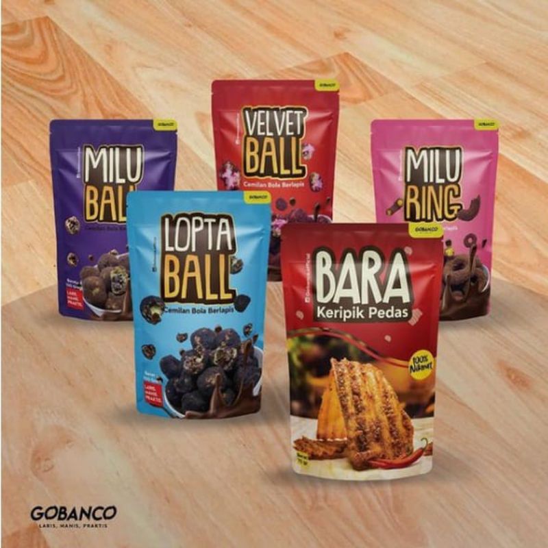 

Gobanco Milu / Loptq Ball / LAVA BALLA Cemilan Coklat Manis Enak