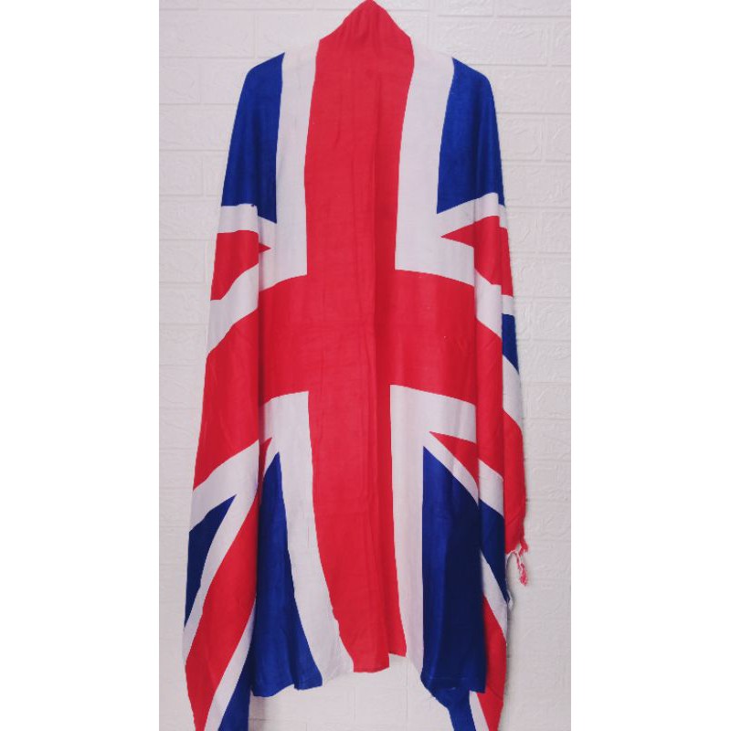 BENDERA INGGRIS/KAIN INGGRIS/KAIN BALI MOTIF BENDERA