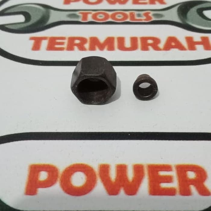 Collet Nut Trimmer 1/4" Baut Mata Profil Router Collect Nut Spare Part