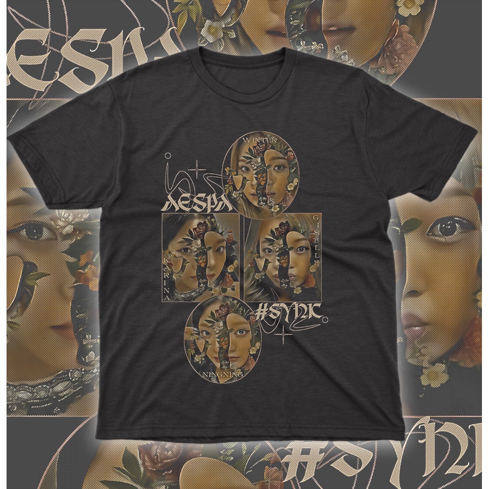 KAOS KPOP AESPA I AESPA  T-SHIRT I KPOP T-SHIRT OVERSIZE - BIGSIZE - UPSIZE