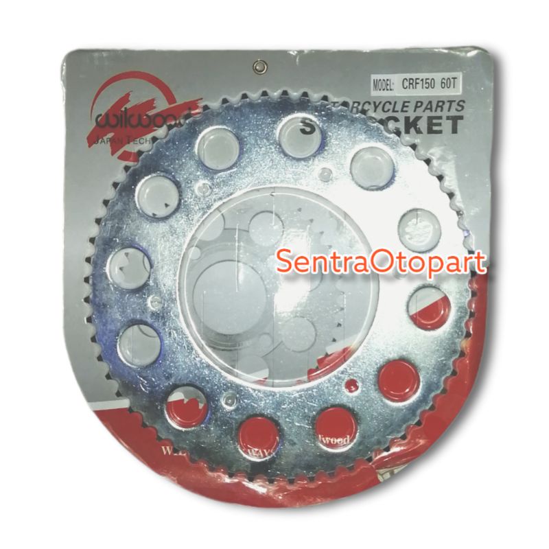 Gir gear belakang crf150 crf 150 60 428 wilwood